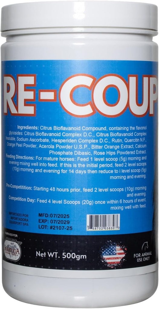 ReCoup Granular Horse Blood- Building Supplement - Pendukung Nutonasional untuk Bleeders oleh Saratoga Veterinary Produk