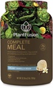 PlantFusion Complete Meal Replacement Shake - Plant Based Protein Powder with Superfoods, Greens & Progreens - Vegan, Gluten Free, Soy Free, Non-Dairy, No Sugar, Non-GMO - Vanilla 2 lb