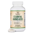 Espino Acids - 1 Gram Per Serving Powder Blend of All 9 Escheous Aminos (EAA) dan All Branched- Chain Aminos (BCAAs) (Lestocucine, Ilecucine, Valine) 225 Capsules, Gluten Free by Double Wood
