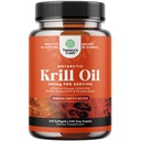 Antartika Krill Oil 500mg Softgeels - Omega 3 Krill Oil Suplement with EPA DHA & Astaxanthin for Brain Joint & Heart - 3rd Party Lab Test No Gluten GMO or Fishy Aftertaste (Sampai 8 Bulan Supply)