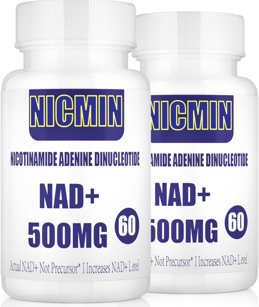800MG Lipomal NAD + dengan TMG 300MG, Penyesuaian NAD + Actual, Absorpsi Superior Boost NAD Plus untuk Energi Sel, Penuaan Sehat dan Perbaikan Otot 120 Katup (Paket 2)