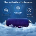 Steam Eye Mask Self - Haating Hangat Compress untuk Dry Eye, Fast Relief untuk Stye, Puffy Sensitive Eyes