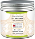 Greenwood Escale Pure Flax Seed Powder (Linum ustatissimum) Alamoric Cerdenified (3.5 oz)