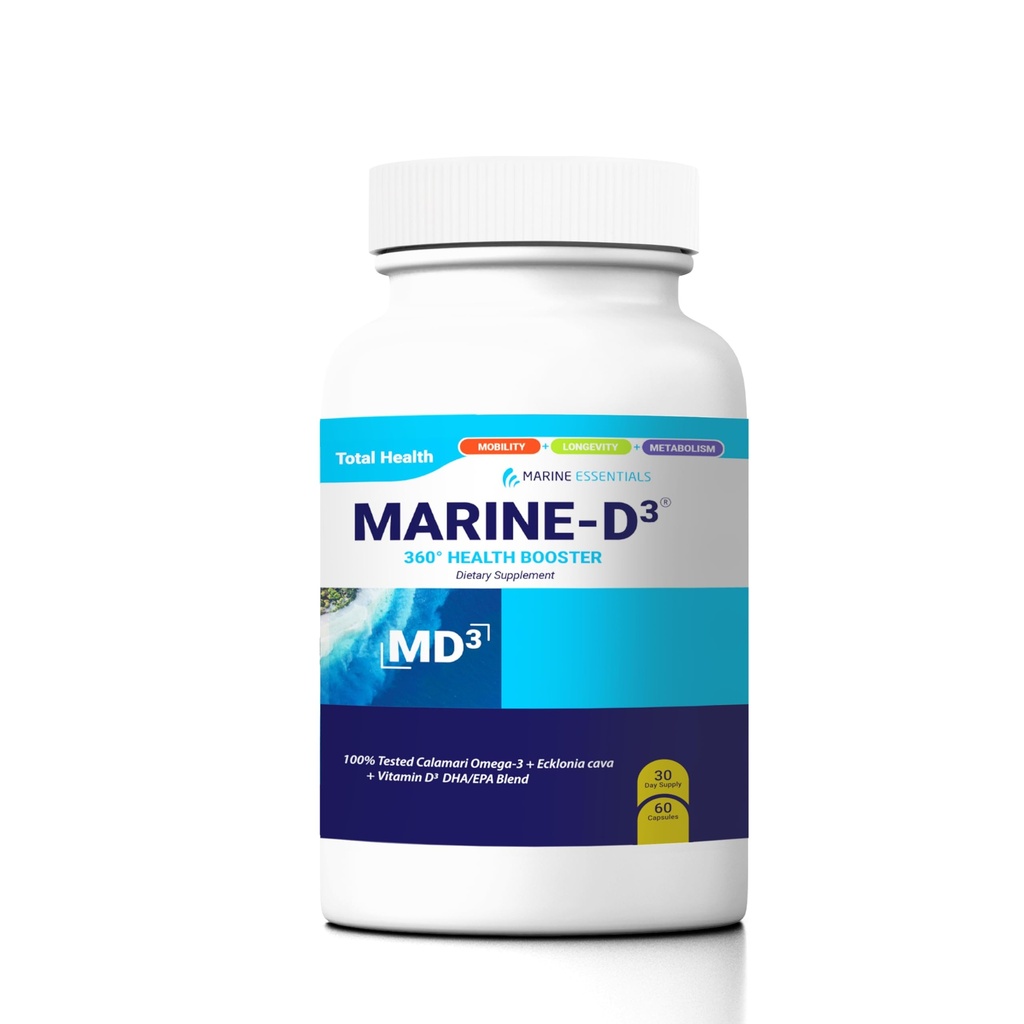 Laut Essential- Marine D3 Omega 3 Calamari Ecklonia Cava DHA (60 Capsules)