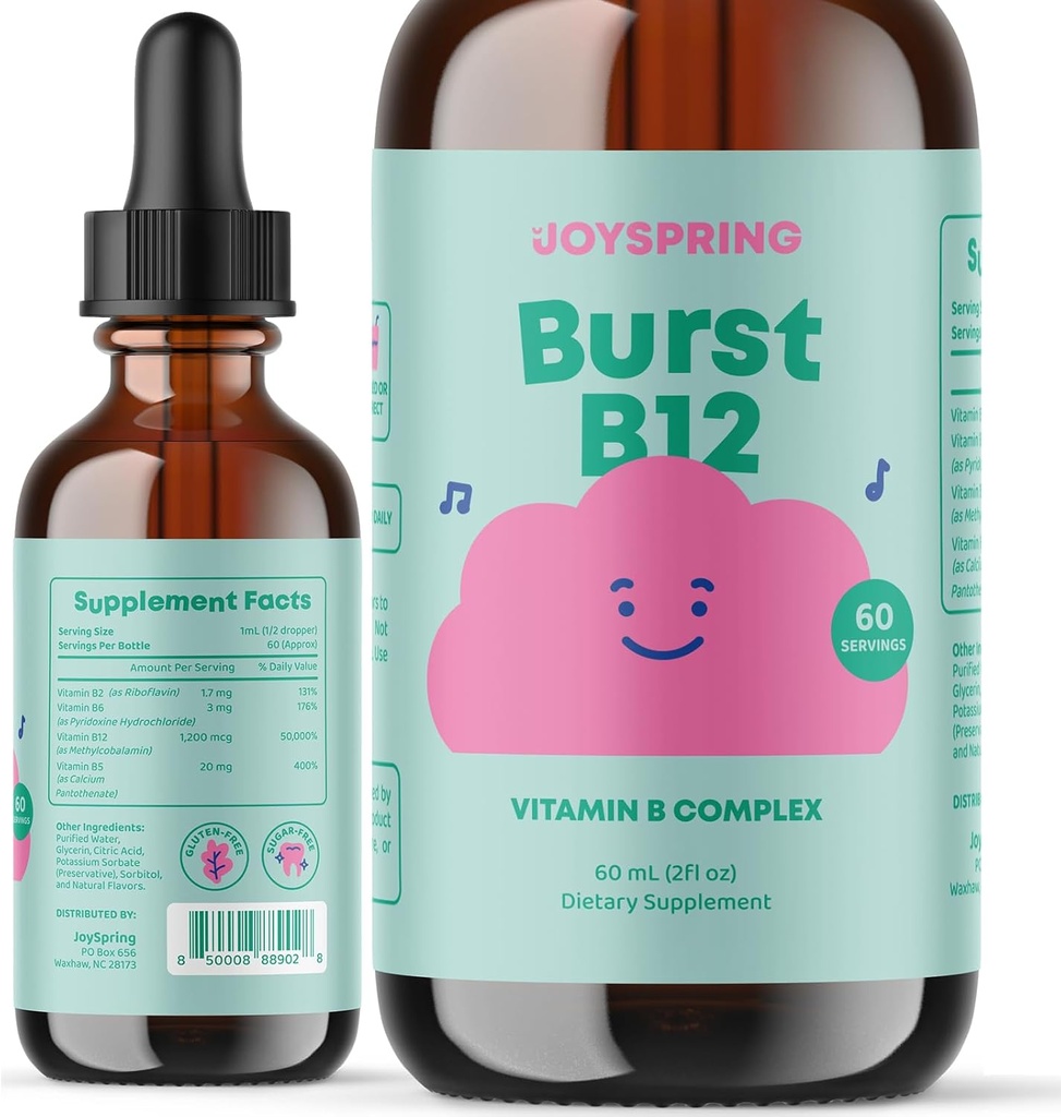 JoySpring Liquid B Kompleks - Multivitamin Drops for Kids - Genius Vitamin untuk Anak-anak