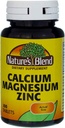Nature 's Blend Calcium Magnesium Zinc, 100 Tablet (Paket 3)