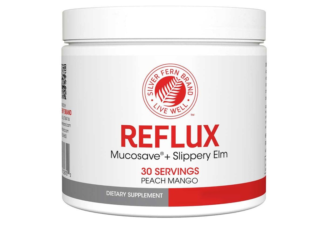 Suplemen Digetical Reflux - Peach Mango Flavor - Setiap Tub = 30 Scoops = 30 Hamba - Dukungan Mucosal untuk Issuresi Aktif - dengan Mucosave FG dan Slippery Elm Bark (1 Tub)