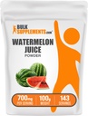 BulkSuplements.com Watermelon Juice Powder - from Watermelon Fruit, Fruit Powder, Hydation Suplement - 700mg per Serving, 100g (3.5 oz) (Paket 1)