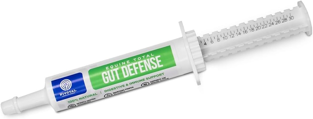Sama dengan Total Defense Gut - All-Natural Digetical & Imune Supplement for Horses - Keesists Ph Levels - Support Diatolve - 100% Natural - Made in USA