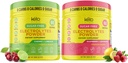 Keto Vital Cherry Limeade Bundle dengan Raspberry Lemonade - 2 Pack Bundle Keto Electrolytes Powder - Electrolite dengan Potassium, Magnesium, Sodium, Kalsium - Cherry Limeade & Raspberry Lemonade
