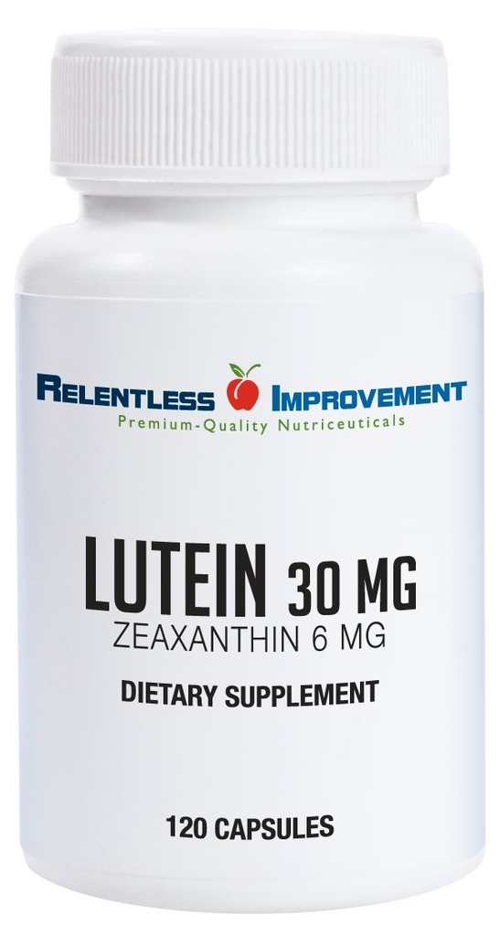 Potency Tinggi 30mg Lutein Plus 6mg nikxanthin 120 Vege- Capsules Natural Marigold Extract for Eye Health No Fillers 100% Material Aktif