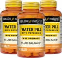 Pil Air Natural Mason dengan Potasium dan Kalsium - Mendukung Keseimbangan Fluid, Membantu Pembengkakan Pembengkakan dan Pemutih Alam, 90 Tablet (Paket 3)
