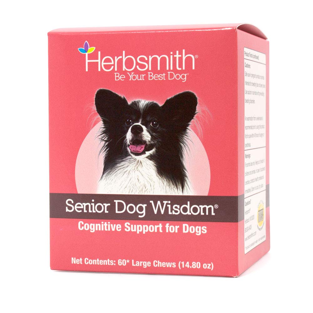 Herbsmith Senior Dog Wise - Dog Dementia Supplement - DHA for Senior Dog Brain Health - Supplemen Senior Dog