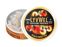 LyvWel Ultra Caffeine Pouch - Peach Sweet Tea - 225mg Natural Caffeine dengan Guarana - Clean Energy for Focus & Mood - 1 - Pack (15 Pouches)