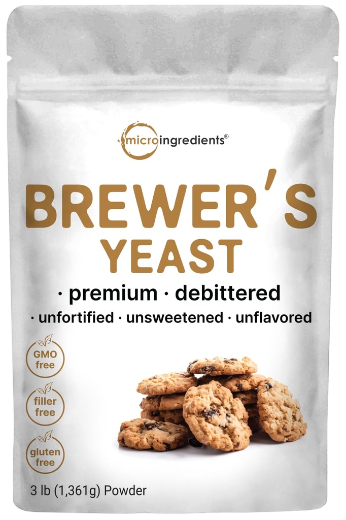Brewers Yeast Powder for Lactation, 3lbs (90 Pelayan):