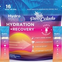 HydroMATE Electrolytes Powder Pawder Pineces Hydration Apcelerator low Sugar Party for Recolada Colada 16