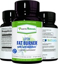 Power By Compals: Leptin Fat Burner with Carb Blocker - 60 Gluten- Free Kapsul, Leptin Wheight Loss Diet Pill, Eefisien Fat Burner, Appetite Suppresan