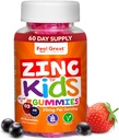 Rasakan Gummies Zinc Agung untuk Anak-Anak; Bolster Sistem Imuniune Anak Anda dengan Anak Yumin Yummy Vitamin 124; Great Tasting Natural Flavor Supplemen Vitamin 124; 60 Gummies