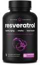 Suplemen Resveratrol NutraChamps, Formula Kekuatan Ekstra Untuk Penuaan Sehat, Dukungan Ammune, 60 Vegan Kapsul dengan Trans- Resveratrol, Daun Teh Hijau, Acai Berry & Grape Ekstrak Benih