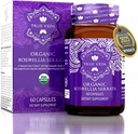 Kapsul Ekstrak Organik Boswellia - Boswellia Ekstrak Serrata Capsules 124; USDA Tambahan Organik 14; 5: 1 Ekstraksi 124; Max Kekuatan 75% Boswellic Acid 124; Boswellia Kompleks 126; 60 Vegan Boswellia Capsules