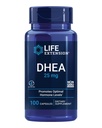 Lithium Kehabisan Hidup 1000 mcg dan DHEA 25 mg - Kesehatan Otak, Anti- Penuaan, Umur Panjang, Suplemen Kesehatan Kebal & Seksual - 100 Hitung Masing-masing