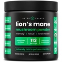 NutraChamps Organic Lions Mane Powder - 2000mg Powerful Nootropic for Memory, Focus, Ammune Dukung