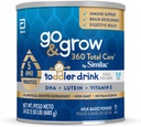 Go & Grow 360 Total Care by Similac Toddler Nuttrasion Drink, HMO, Powder, 24- oz Can