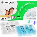 Ear Plugs for Sleep (14 Pairs), Soft Silicone Earplugs, Reworthy, Sleeping, Noise Sound Cantelling, Swimming, Work