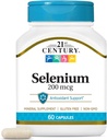 21 abad Selenium 200 mcg Capsules, 60 Cacah