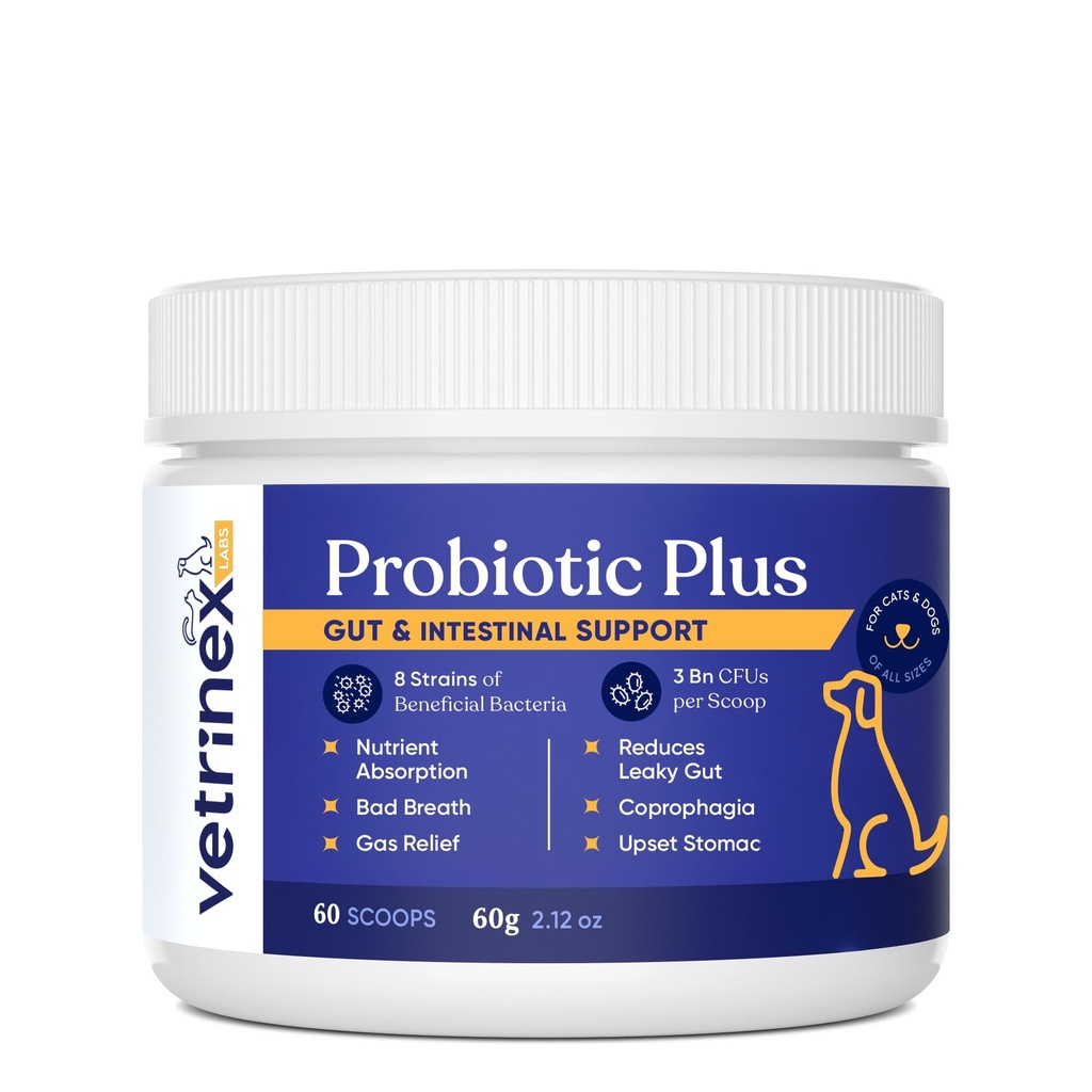 Probiotik - Treatment Coprophagia untuk Anjing - Stop and Prevents Dog from Eating Poop - No Stool Eating, Deterrent and Prevention - Propowder for Cats, Dogs & Puppy