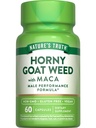 Nature 's Truth Horny Goat Weed with Maca 164; 60 Powder Extract Capsules 12.4; Vegan, Non-GMO dan Gluten Free Suplemen