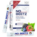N.O. Beetz Nitric Oxide Supplement for Pre-Workout & Endurance 124; Beetroot, Peak ATP & Electrolytes for Energy & Hldration: Boosts Blood Flow & Muscle Recovery 124; No Mess, 30 Prising