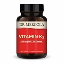 Dr. Mercola Vitamin K2-180 mcg Vitamin K2 sebagai MK-7 - Menyediakan Fungsi Arteri Sehat & Heart Health - Non-GMO, Gluten-Free & Dairy-Free - 90 Capsules (90 Pelayan)