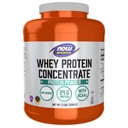 NOW Foods Sports Nutition, WHey Protein Concentract, 24 G With BCAAs, Unflashored powder, 5- Pound