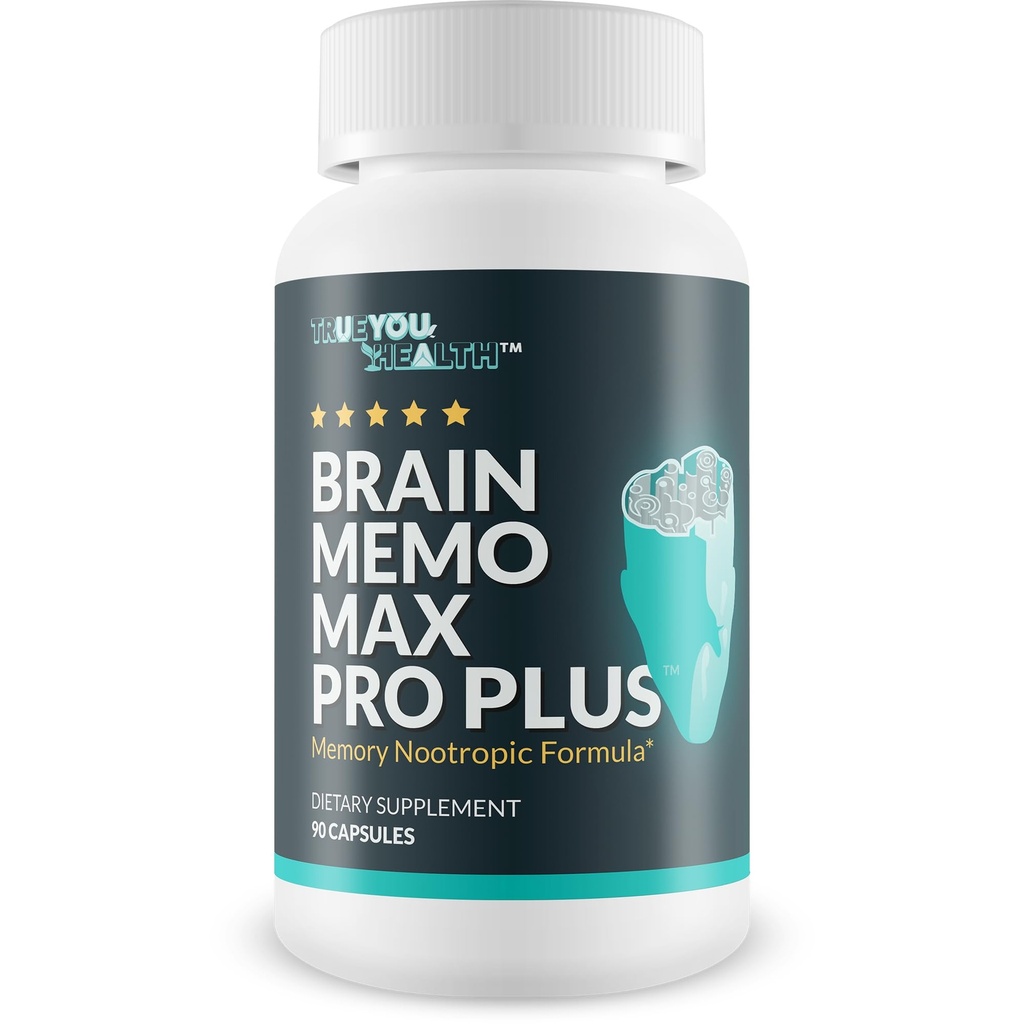 Memo Max Pro Plus - Top Memo Memo Max Pro Suplement - Dukung Improved Memory & Mental Acuity - Aid Natural Brain Fungsi - Dukung Fokus, Pemulihan Mental, & Energi