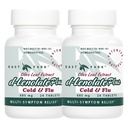 EAST PARK d-Lenolate Plus Cold & Flu Homepathic Remedy for Dewata & Kids 144; System Booster Ammune dengan Ekstract Olive Leaf, Neem Leaf Extract & Echinacea 124; 625mg, 24 Tablet 144; Non-GMO (Paket 2)