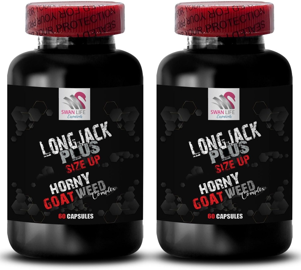 Meningkatkan ukuran dan panjang - LONGJACK SIZE UP (MALE ENHANCEMENT FORMULA) - Tongkat ali - tongkat Ali untuk laki-laki - tongkat Ali untuk pria 400mg - longjack tongkat Ali untuk laki-laki - tongat ali - 2 Botol 120 Cap