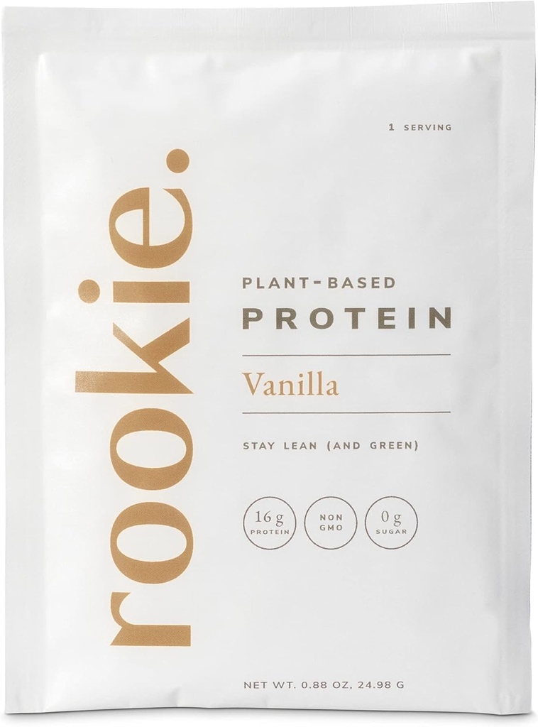 Plant Wellness-Based Probiotic Protein Organic Pea Powder dengan Complete Amino Acid Profile, Gut-Healthy Pregories & Progories, & Over 25 Vitamin & Minemins (10 Sachets, Vanilla)