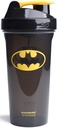 Smartshake Lite Justice League Protein Shaker Bottle 800ml - DC Comics Water Bottle, BPA Free Gym Shake Bottle for Protein Shakes And Protein Powder - Batman Logo