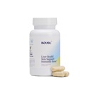 Nouel 124; Skin + Liver + Immunity Dukung Abhi 124; Pemulihan untuk Minuman 134; Milk Thistle, NAC, Acid Hyaluronic, CoQ10, Biotin, Antioksidants 126; 40 Capsules