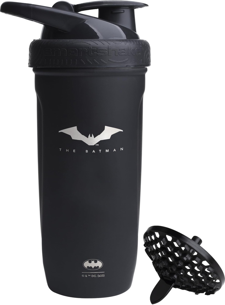 Smartshake DC COMICS Memaksa Pertahanan Protein Baja Stainless Shaker Botol 900 ml 124; 30 oz