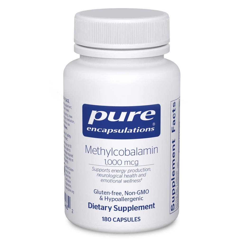 Enkapsul Murni Methylcobalamin 1.000 mcg - Tambahan Vitamin B12 untuk Mendukung Memori & Nerve Kesehatan - Premium Vitamin B12 Capsules - 180 Capsules