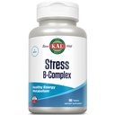 Kompleks Vitamin B KAL Stress B Kompleks, Vitamin B Kompleks untuk Energi, Stres, Formasi Sel Darah Merah dan Dukungan Imune, dengan Vitamin B12, B6 dan Acid Folic, Jaminan 60 Hari, 50 Serv, 100 Tablet