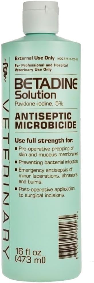 Betadine 5% Solusi, 16 Fl Oz (Paket 1)