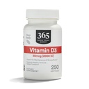 365 oleh Whole Foods Market, Vitamin D3 2000 IU, 250 ct