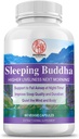 Herbal Chinese Medicine Suplemen untuk Sleep Quality dan Durasi, tertidur Buddha HERBALS, Tenang Pikiran dan Tubuh, 60 Kapsul