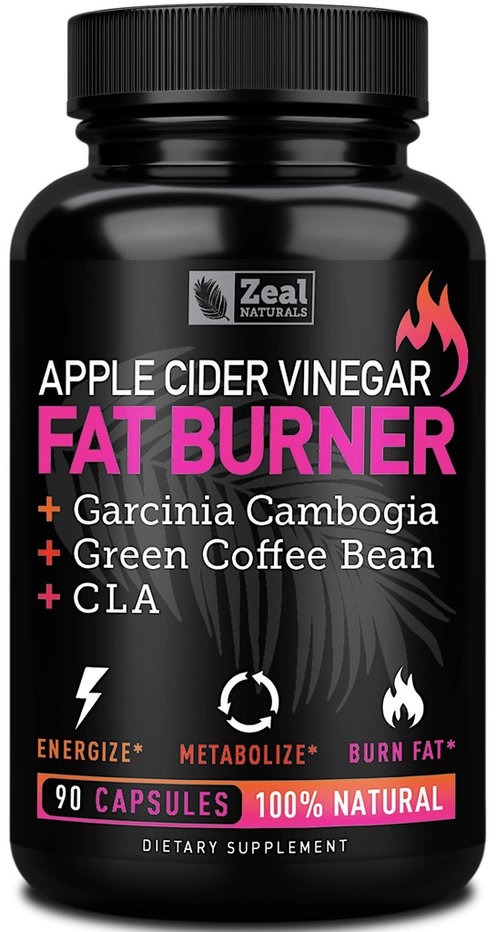 Apple Cider Vinegar Weight Management Pills for Women - Garcinia Cambogia + w.
