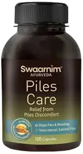 Piles Care Ayurvedic Suplemen Kesehatan Perempuan, 100% Alam - Tidak Ditambahkan Kimia dan Glurvedic Bebas, 120 Kapsul