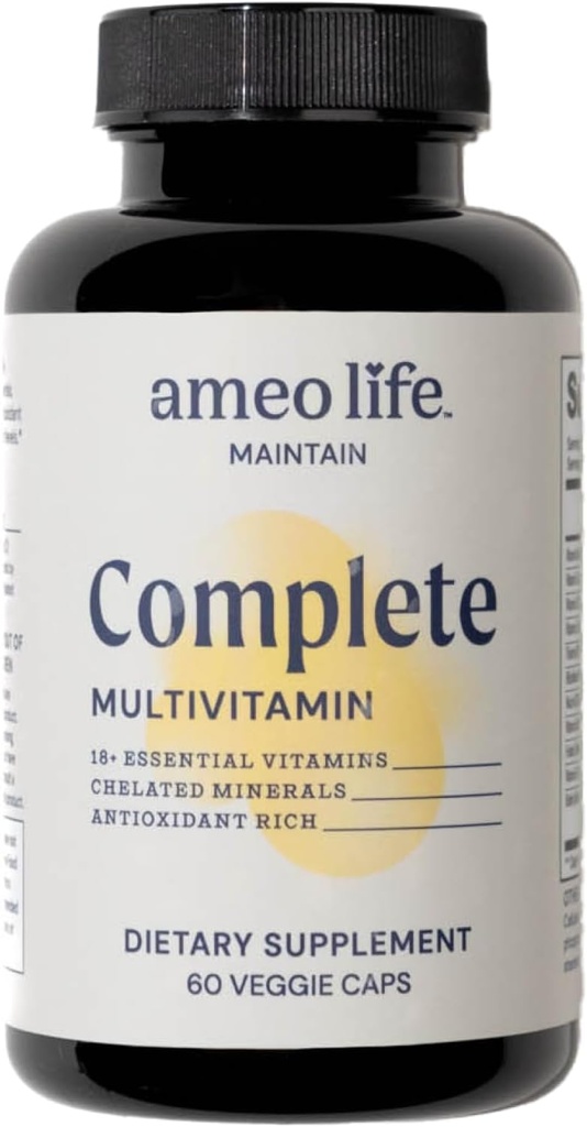 Daily Multivitamin for Adult Men & Women - Melengkapi Multivitamin dengan Zinc, Biotin, Iodin, Chromium, Manganese & Vitamin A, B6, B12, C, D - Lengkap Dukungan Imune & Energy - 60 Capsules