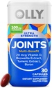 OLLY Ultra Bersama Softgels, Boswellic Extract, Turmeric, Vitamin D, Boron, 30 Day Suppply - 30ct